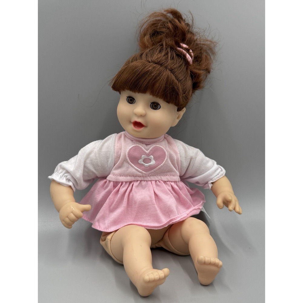 Melissa & Doug Mine to Love Soft Body Baby Doll Reddish Brown Hair 12"